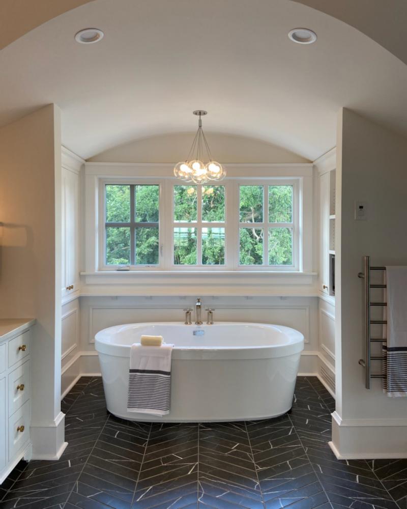 Bathroom tile flooring modern winnipeg