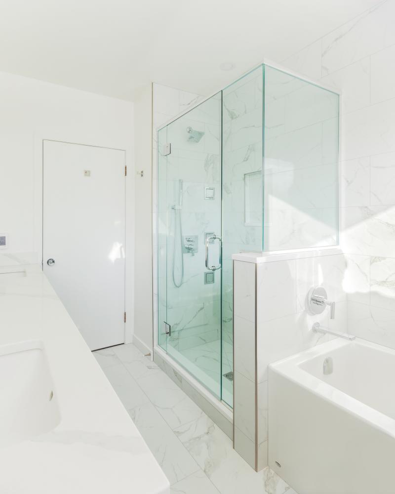 Bright Tiled Bathroom