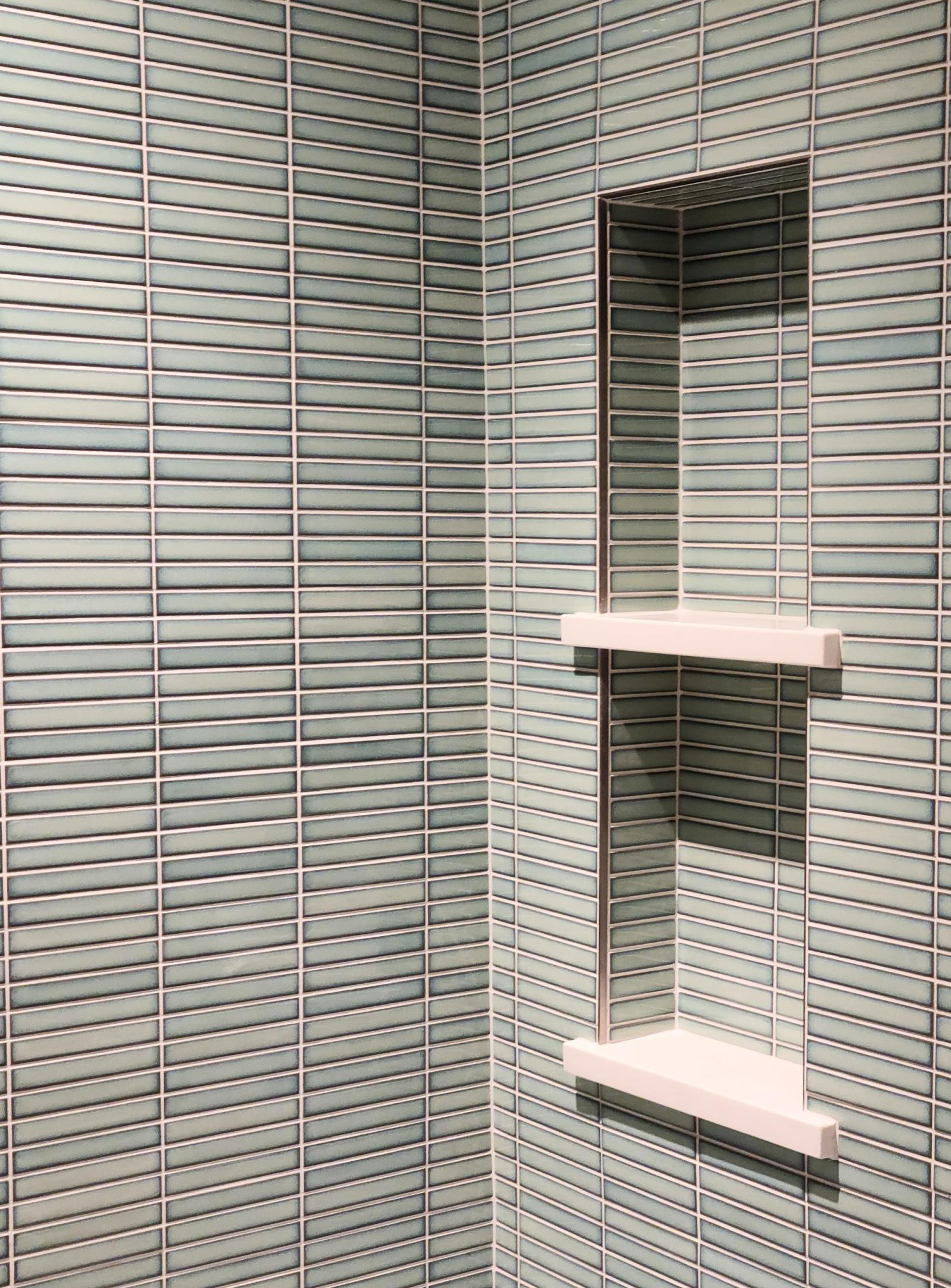 Landscaped Tile Shower